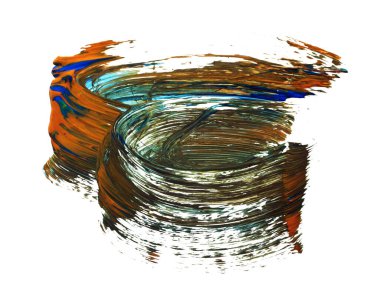 soyut fırça darbeleri, vektör illüstrasyonu