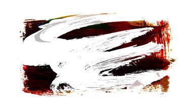 Siyah fırça darbesi ve doku. Grunge soyut elle boyanmış elementler. Altı çizili ve sınır tasarımı.