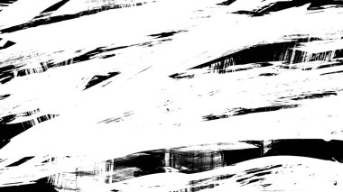 Siyah fırça darbesi ve doku. Grunge soyut elle boyanmış elementler. Altı çizili ve sınır tasarımı.