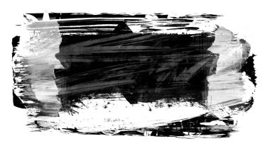 soyut fırça darbeleri, vektör illüstrasyonu