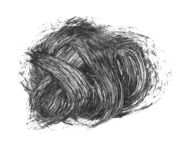 soyut fırça darbeleri, vektör illüstrasyonu