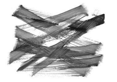 soyut fırça darbeleri, vektör illüstrasyonu