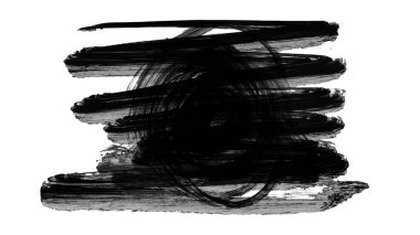 soyut fırça darbeleri, vektör illüstrasyonu