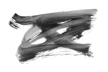 soyut fırça darbeleri, vektör illüstrasyonu