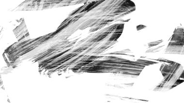 Siyah fırça darbesi ve doku. Grunge soyut elle boyanmış elementler. Altı çizili ve sınır tasarımı.