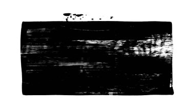 Siyah fırça darbesi ve doku. Grunge soyut elle boyanmış elementler. Altı çizili ve sınır tasarımı.