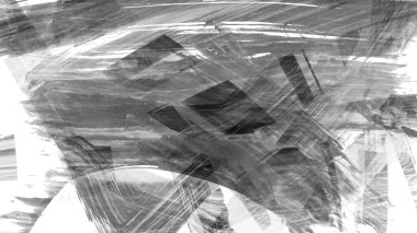 Siyah fırça darbesi ve doku. Grunge soyut elle boyanmış elementler. Altı çizili ve sınır tasarımı.