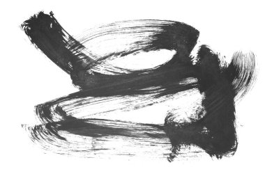 soyut fırça darbeleri, vektör illüstrasyonu