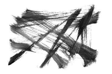 soyut fırça darbeleri, vektör illüstrasyonu