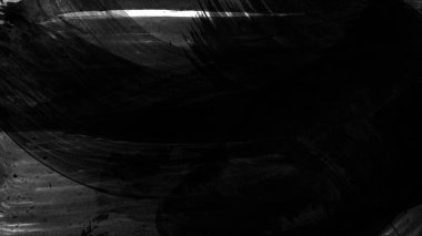 Siyah fırça darbesi ve doku. Grunge soyut elle boyanmış elementler. Altı çizili ve sınır tasarımı.