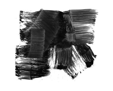 soyut fırça darbeleri, vektör illüstrasyonu