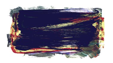 soyut fırça darbeleri, vektör illüstrasyonu