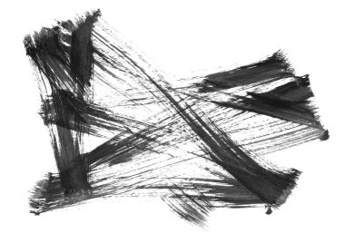 soyut fırça darbeleri, vektör illüstrasyonu