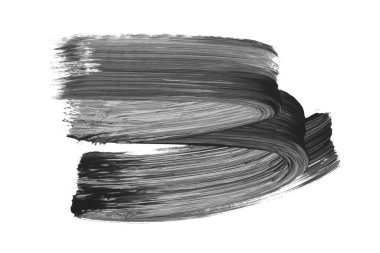 siyah mürekkep fırçası vuruşu. resimleme.