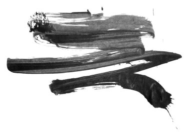 soyut fırça darbeleri, vektör illüstrasyonu