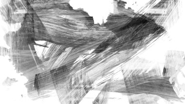 Siyah fırça darbesi ve doku. Grunge soyut elle boyanmış elementler. 