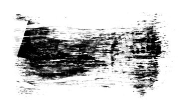 Siyah fırça darbesi ve doku. Grunge soyut elle boyanmış elementler. Altı çizili ve sınır tasarımı.