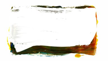 Siyah fırça darbesi ve doku. Grunge soyut elle boyanmış elementler. Altı çizili ve sınır tasarımı.