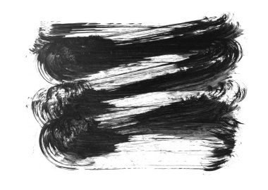 siyah mürekkep fırçası vuruşu. resimleme.