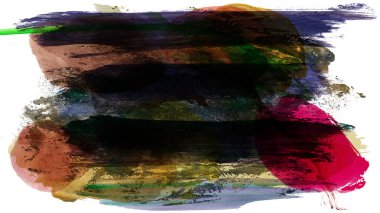 Siyah fırça darbesi ve doku. Grunge vektör soyut el boyalı element. Altı çizili ve sınır tasarımı.