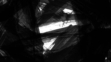 Siyah fırça darbesi ve doku. Grunge vektör soyut el boyalı element. Altı çizili ve sınır tasarımı.