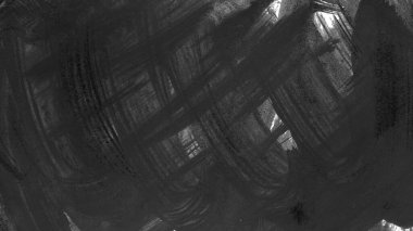 Siyah fırça darbesi ve doku. Grunge soyut elle boyanmış elementler. Altı çizili ve sınır tasarımı.