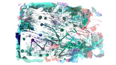 fırça darbesi ve doku. Grunge vektör soyut el boyalı element. Altı çizili ve sınır tasarımı.