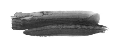siyah mürekkep fırçası vuruşu. resimleme.