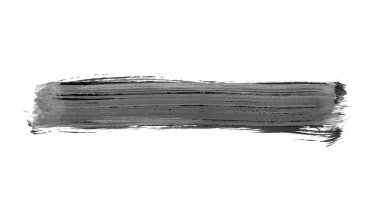 Siyah fırça darbesi ve doku. Grunge soyut elle boyanmış elementler. Altı çizili ve sınır tasarımı.