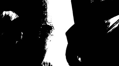 Siyah fırça darbesi ve doku. Grunge vektör soyut el boyalı element. Altı çizili ve sınır tasarımı.