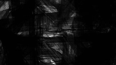 Siyah fırça darbesi ve doku. Grunge vektör soyut el boyalı element. Altı çizili ve sınır tasarımı.