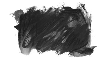 siyah mürekkep fırçası vuruşu. resimleme.