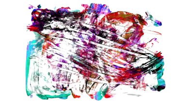 fırça darbesi ve doku. Grunge vektör soyut el boyalı element. Altı çizili ve sınır tasarımı.