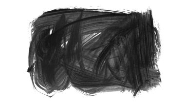 siyah mürekkep fırçası vuruşu. resimleme.