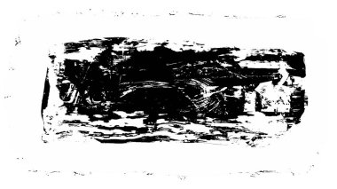 Siyah fırça darbesi ve doku. Grunge vektör soyut el boyalı element. Altı çizili ve sınır tasarımı.