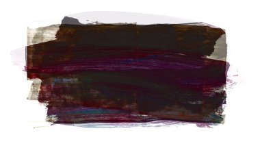 Siyah fırça darbesi ve doku. Grunge vektör soyut el boyalı element. Altı çizili ve sınır tasarımı.