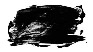 siyah mürekkep fırçası vuruşu. vektör illüstrasyonu.