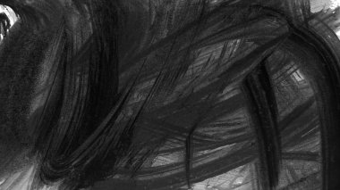 Siyah fırça darbesi ve doku. Grunge soyut elle boyanmış elementler. Altı çizili ve sınır tasarımı.