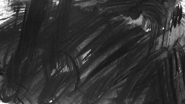 Siyah fırça darbesi ve doku. Grunge soyut elle boyanmış elementler. Altı çizili ve sınır tasarımı.