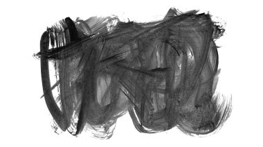 siyah mürekkep fırçası vuruşu. resimleme.