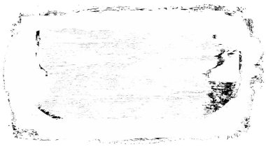 Siyah fırça darbesi ve doku. Grunge vektör soyut el boyalı element. Altı çizili ve sınır tasarımı.