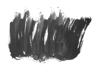 siyah mürekkep fırçası vuruşu. resimleme.