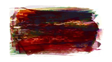 Siyah ve renkli boya karışımı, fırça darbesi ve doku. Grunge soyut elle boyanmış elementler. 