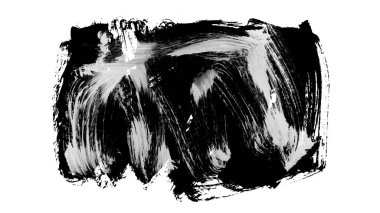 siyah mürekkep fırçası vuruşu. resimleme.