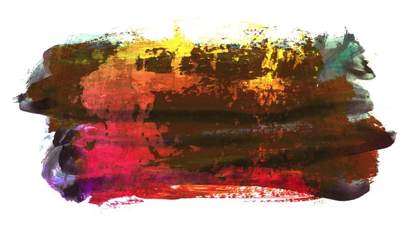 Siyah ve renkli boya karışımı, fırça darbesi ve doku. Grunge soyut elle boyanmış elementler. 