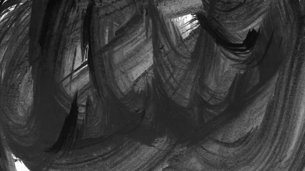 Siyah fırça darbesi ve doku. Grunge soyut elle boyanmış elementler. Altı çizili ve sınır tasarımı.