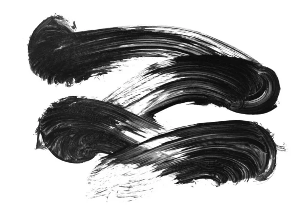siyah mürekkep fırçası vuruşu. resimleme.