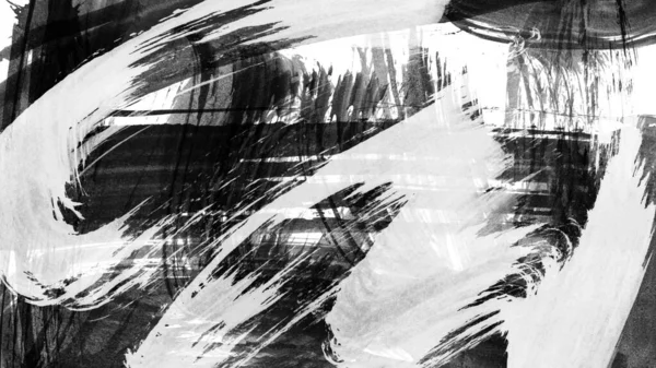 Siyah fırça darbesi ve doku. Grunge vektör soyut el boyalı element. Altı çizili ve sınır tasarımı.