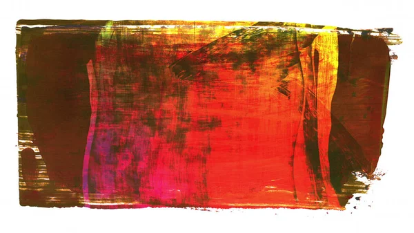 Siyah ve renkli boya karışımı, fırça darbesi ve doku. Grunge soyut elle boyanmış elementler. 