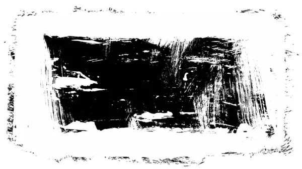 Siyah fırça darbesi ve doku. Grunge vektör soyut el boyalı element. Altı çizili ve sınır tasarımı.
